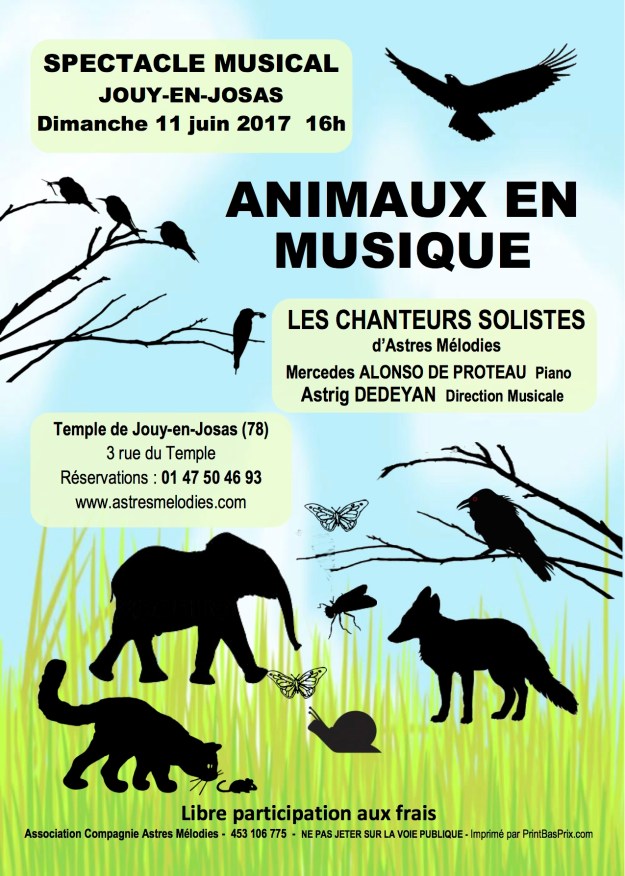 Affiche Animaux en musique